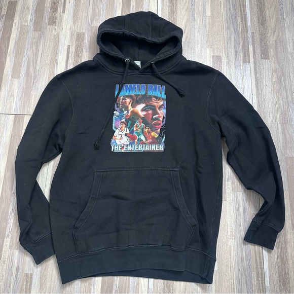 Lane Seven Other - Lamelo Ball Black Graphic Basketball Hoodie Men’s Medium